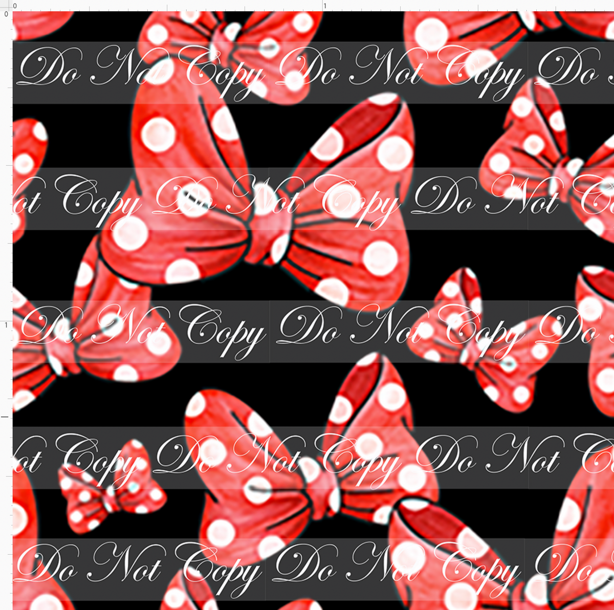 Oh Boy! & Oh Girl! - Classic Bows Red - Tiny Scale