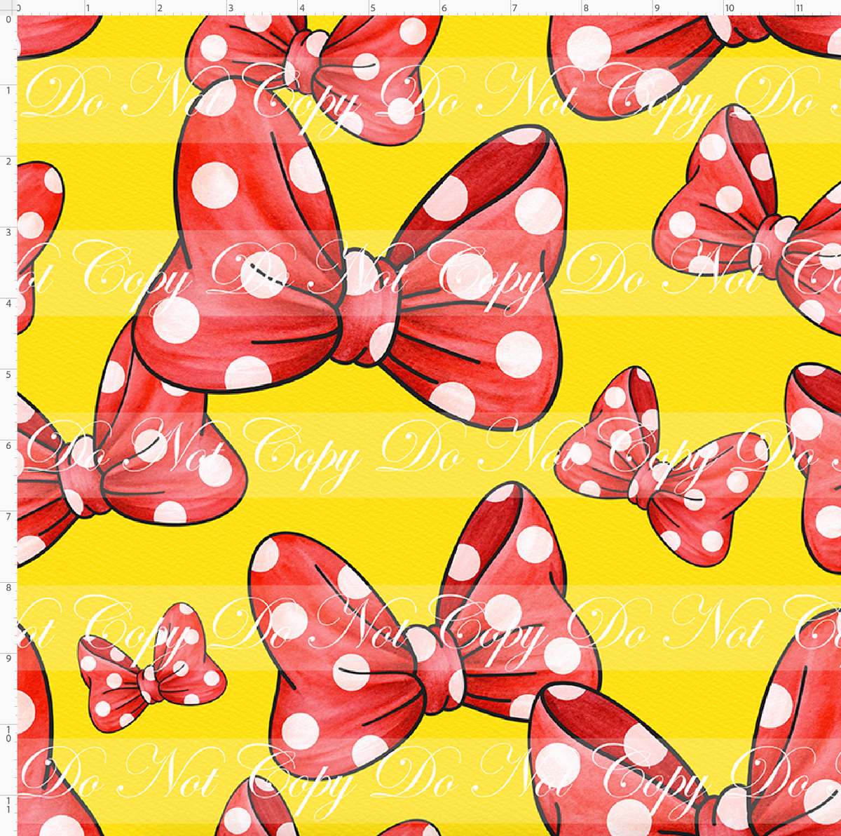Oh Boy! & Oh Girl! - Classic Mouse -Bows on Yellow