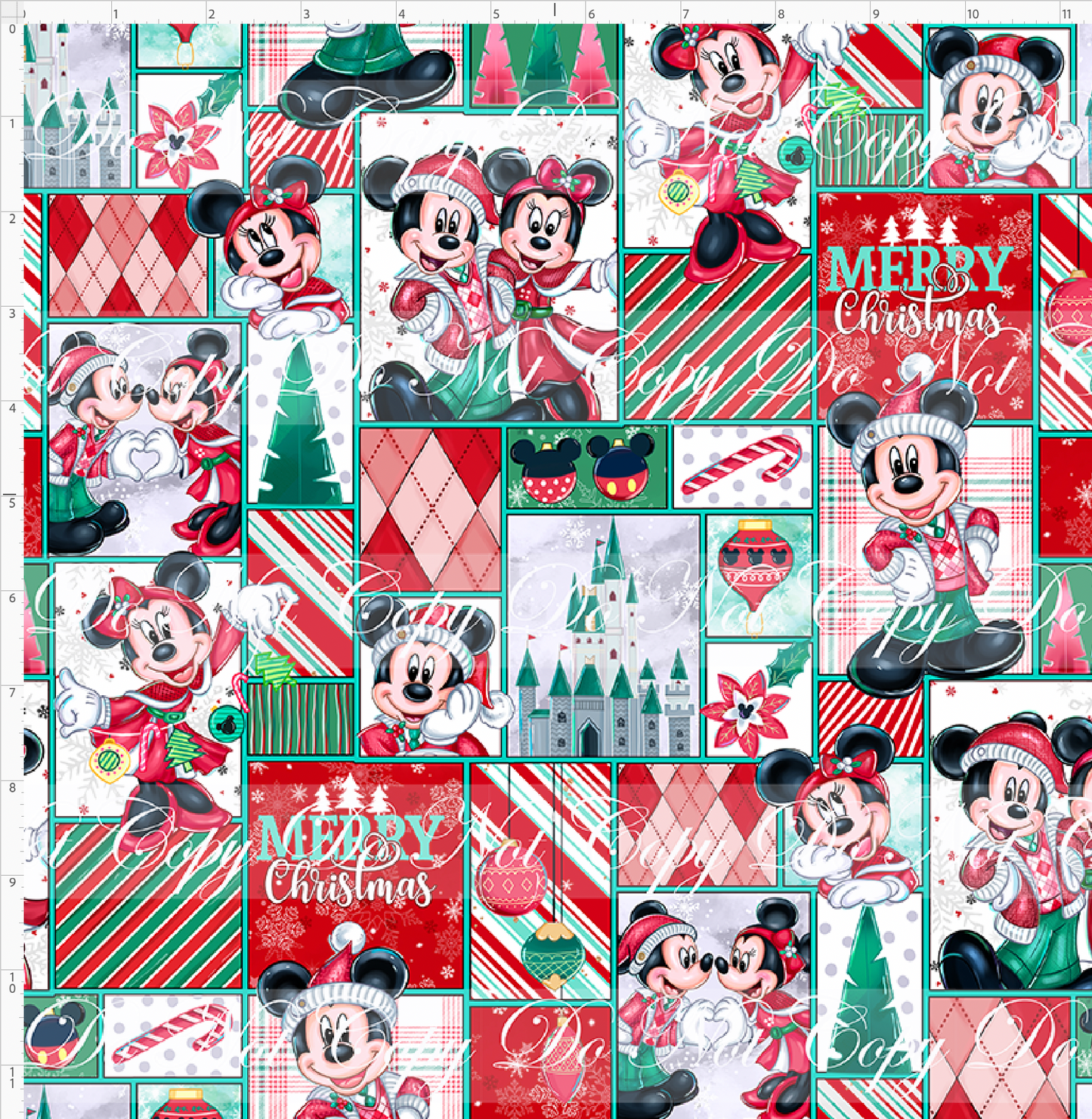 Poinsettia Mouse-Frames-Regular Scale