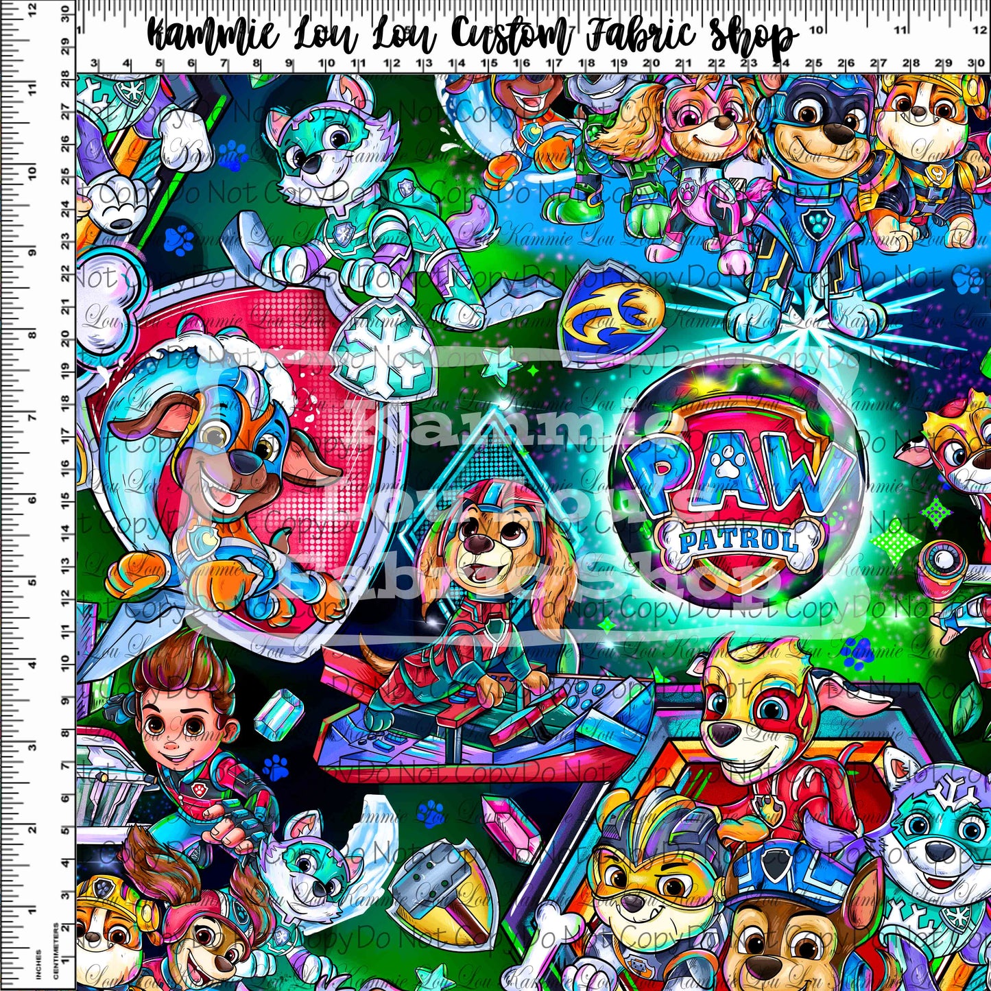 Pups on Patrol - Main - Green - Regular Scale