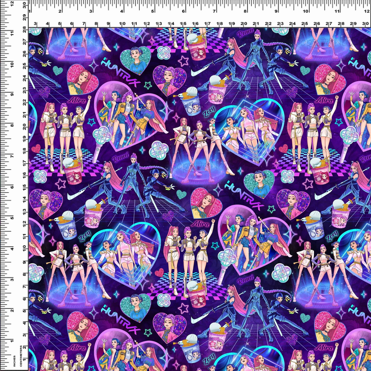 Pop Stars - Main #2 - Purple Background - Small Scale