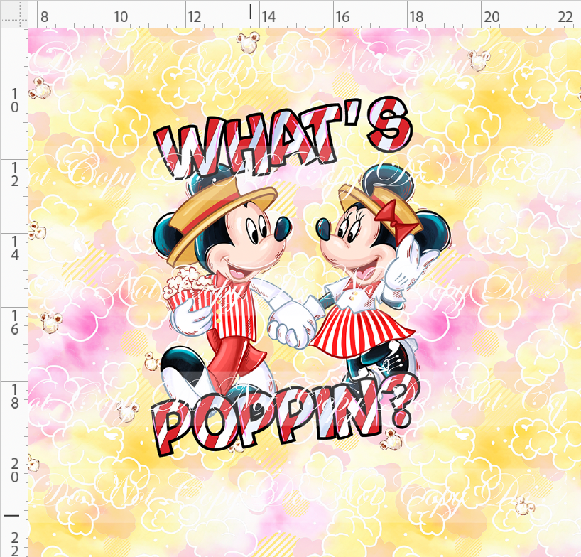 Poppin' Down Mainstreet-Panel-Whats Poppin-Yellow-Adult
