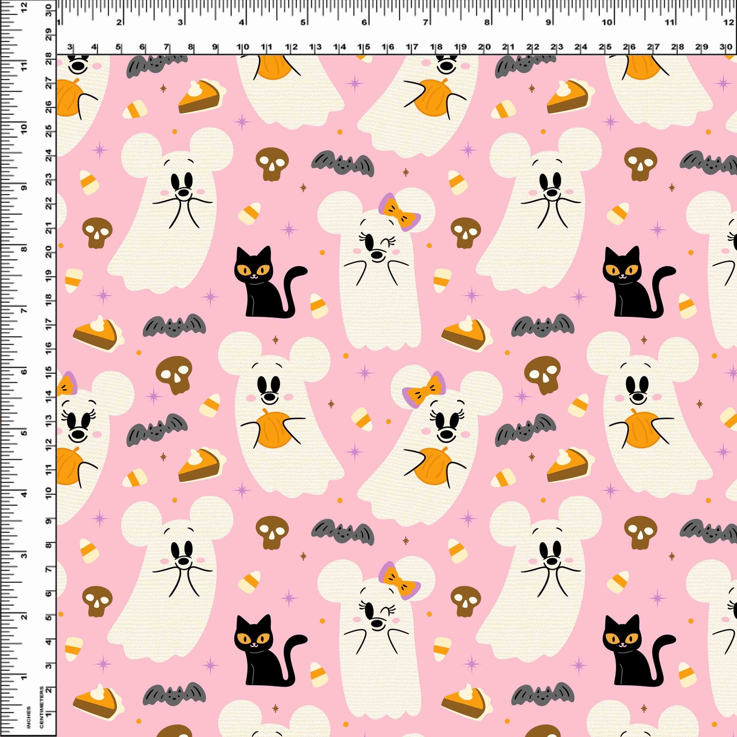 Pretty Spooky - Mouse Ghost Toss - Pink