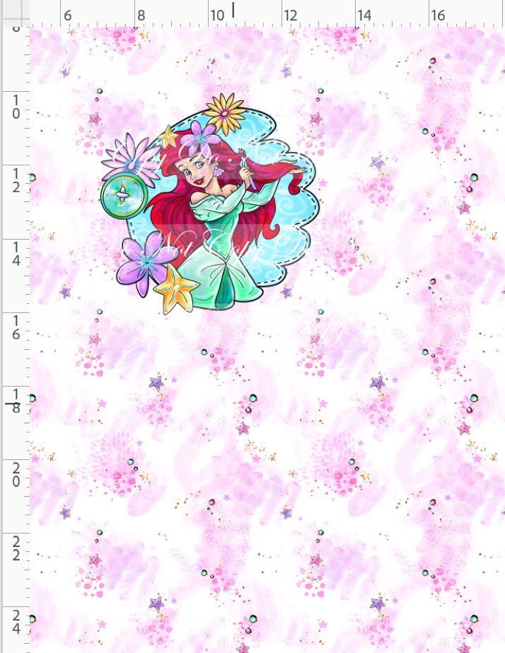 Princess Power - Panel - Mermaid - Pink - CHILD