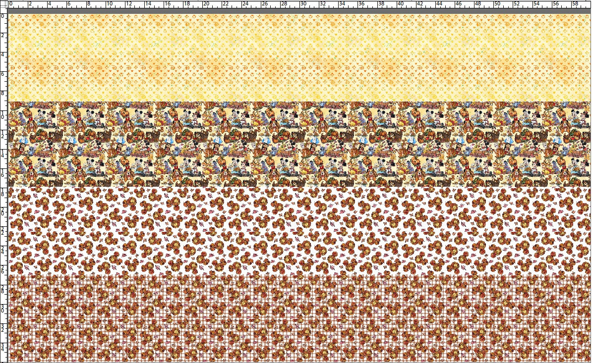 Friendsgiving - Tiny Yard Rapport Panel 58W x 36H