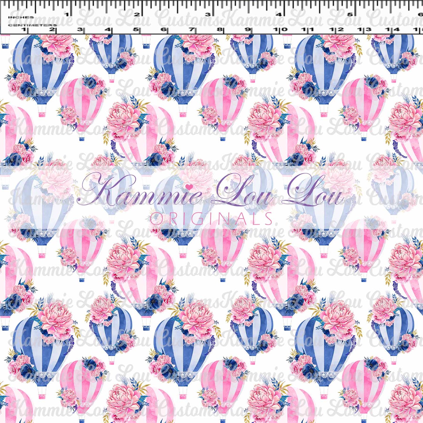 R45 Up Up and Away - Balloons on White