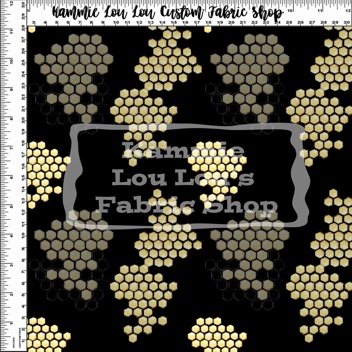 Bee My Honey Bee - Honeycomb Black - Tiny Scale