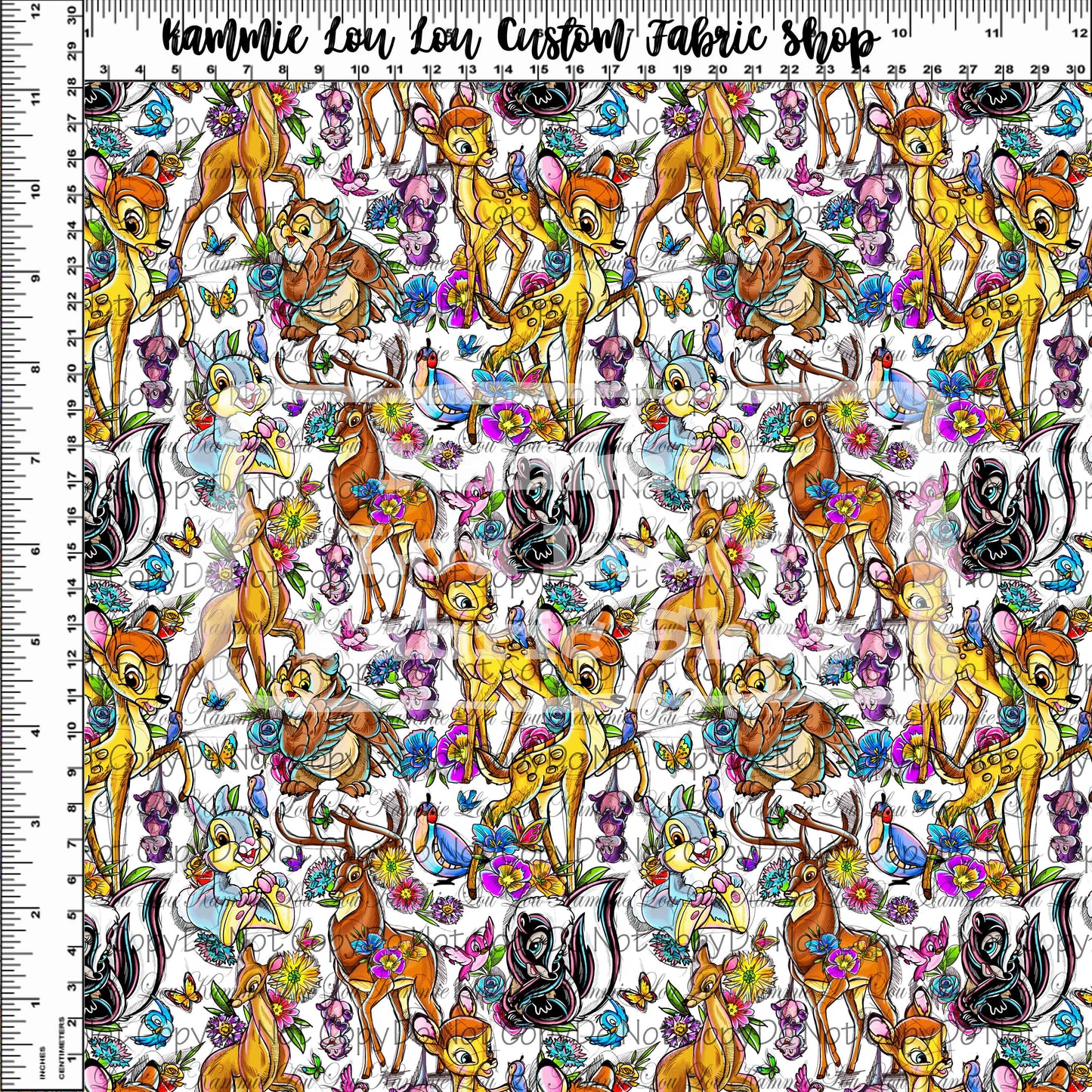 R89 Fawn of the Forest - Main - White - Tiny Scale