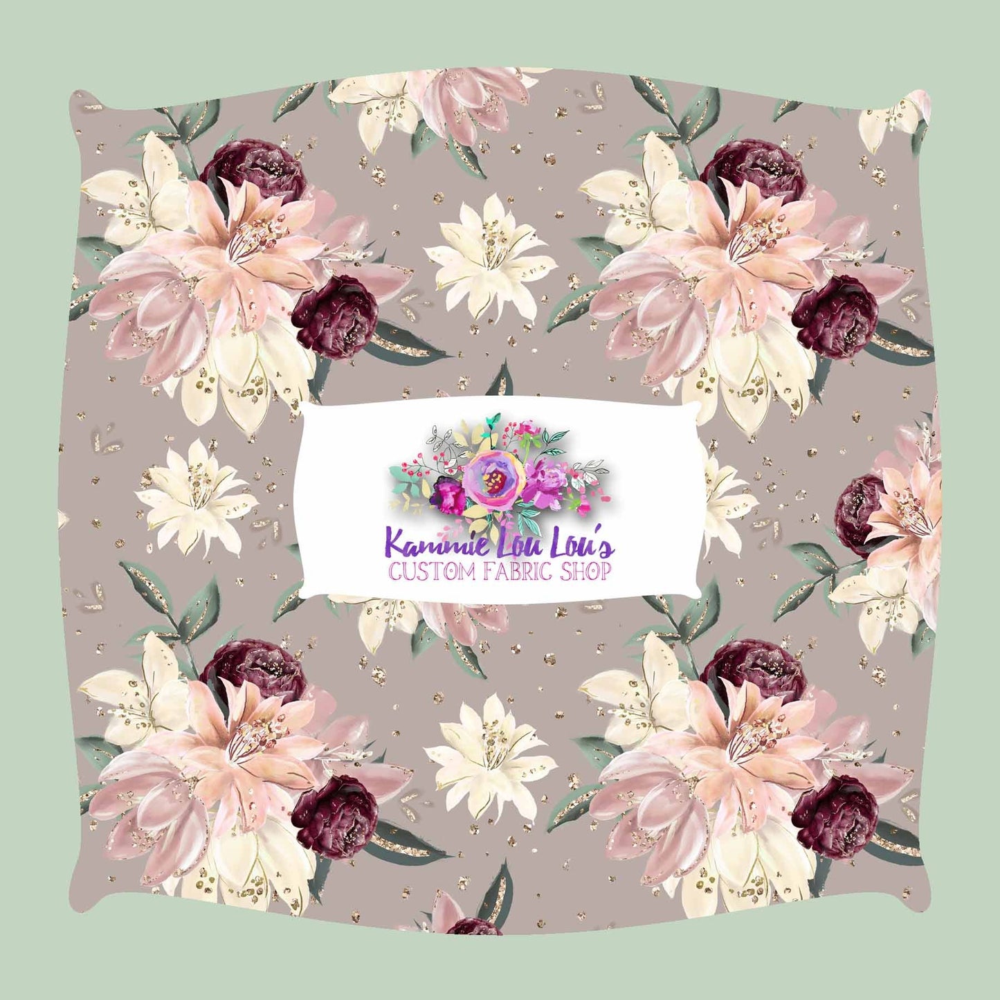 Fall Elegance - Taupe Floral