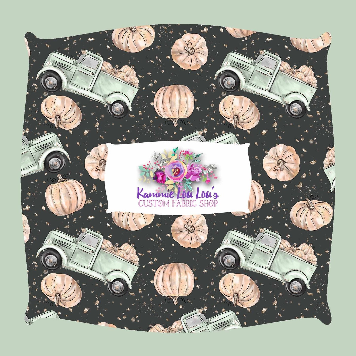 Fall Elegance - Truck o' Pumpkins