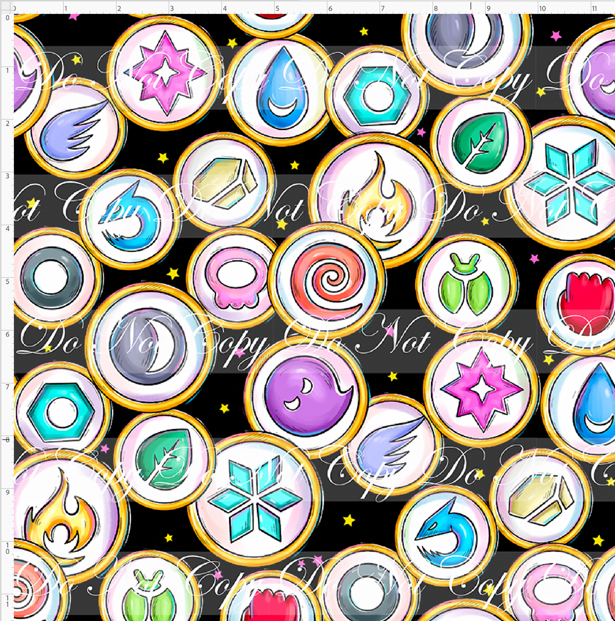 Rainbow Critters-main-symbols-black-regular scale