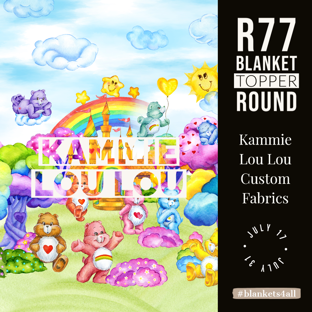 Rainbow Hideaway - Full Size Blanket Panel 58W x 72H