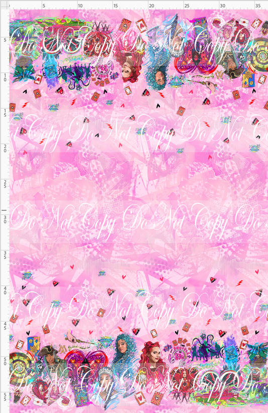 Rebel Royalty-double border-Pink