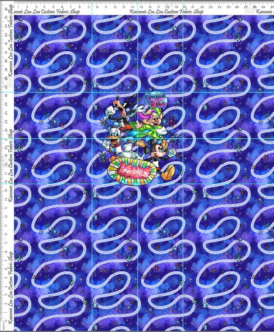 RunD - Run Around the Land - Panel - ADULT - BLUE