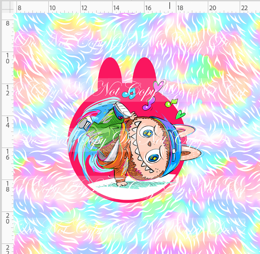 RETAIL LISTING: Snaggle Sprites - Panel - High Kick - Pastel - ADULT