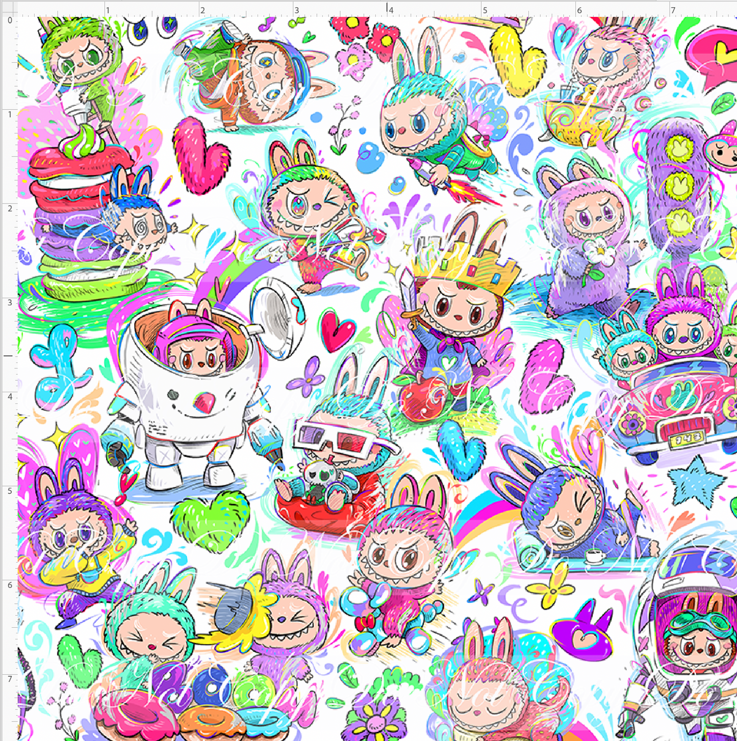 Snaggle Sprites - Main - White - SMALL SCALE