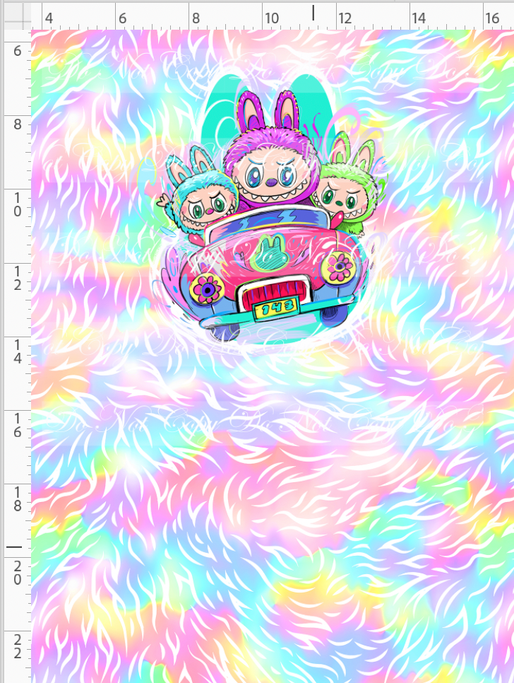 Snaggle Sprites - Panel - Car - Pastel - CHILD