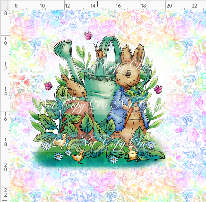 Curious Rabbit - Panel - ADULT - Rainbow