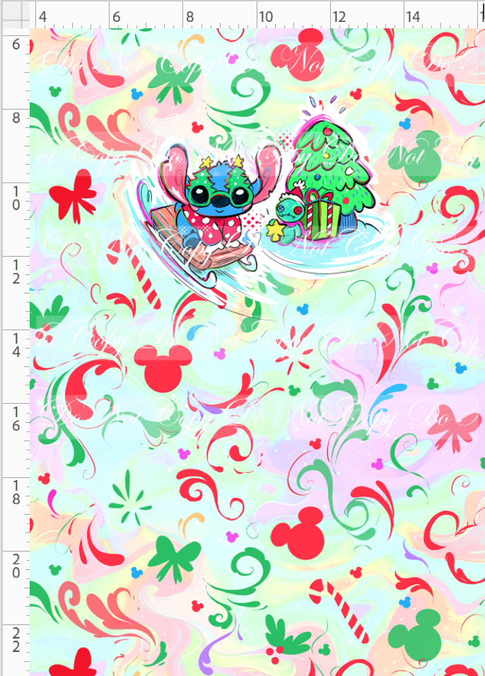 RETAIL LISTING: Kawaii Christmas - Panel - Simple Coordinate - Colorful - 626 - CHILD