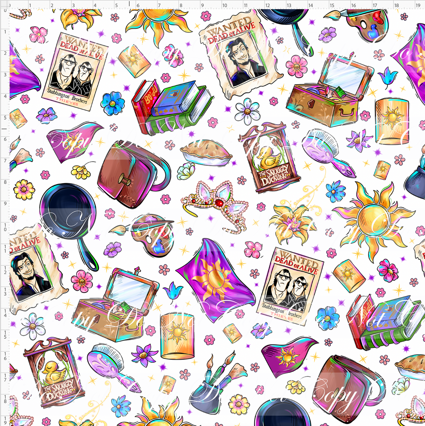 Golden Locks - Toss Coordinate - White