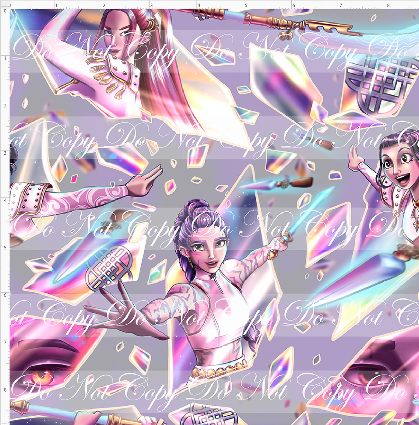 Demon Hunters - Main - Grey - REGULAR SCALE