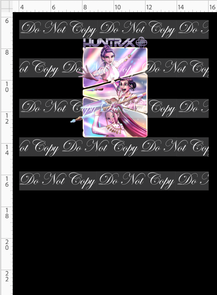 RETAIL LISTING: Demon Hunters - Panel - CHILD - Group - Black