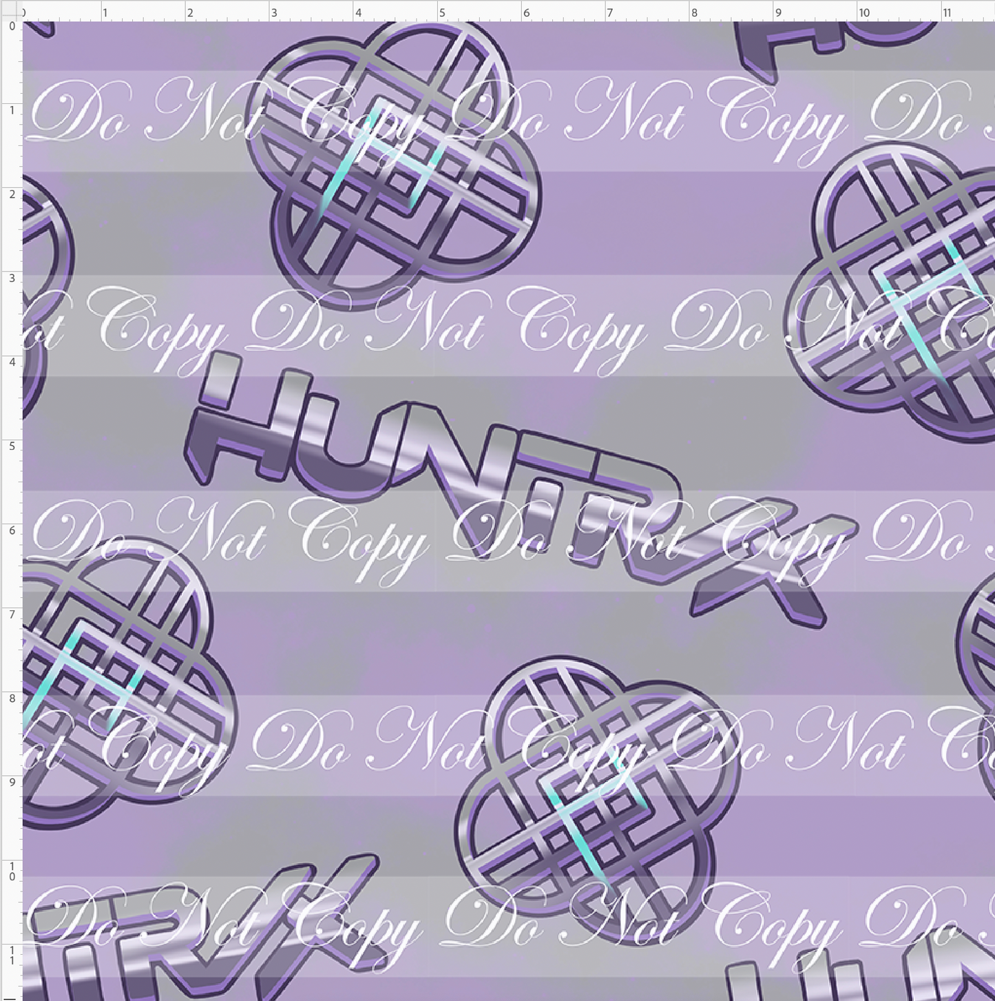 Demon Hunters - Symbols - Grey - REGULAR SCALE