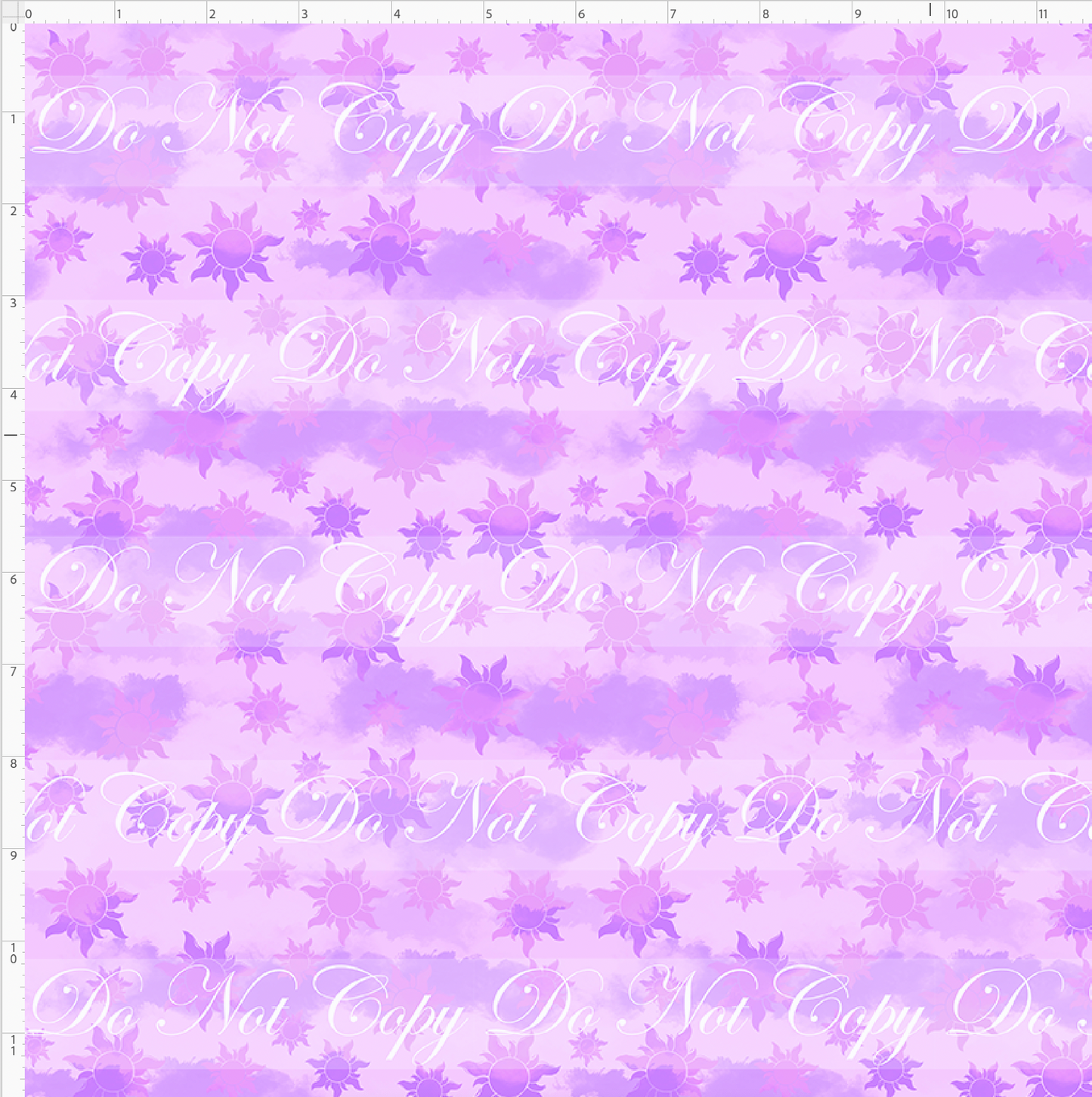 Golden Locks - Background - Cloudy Day - Light Purple