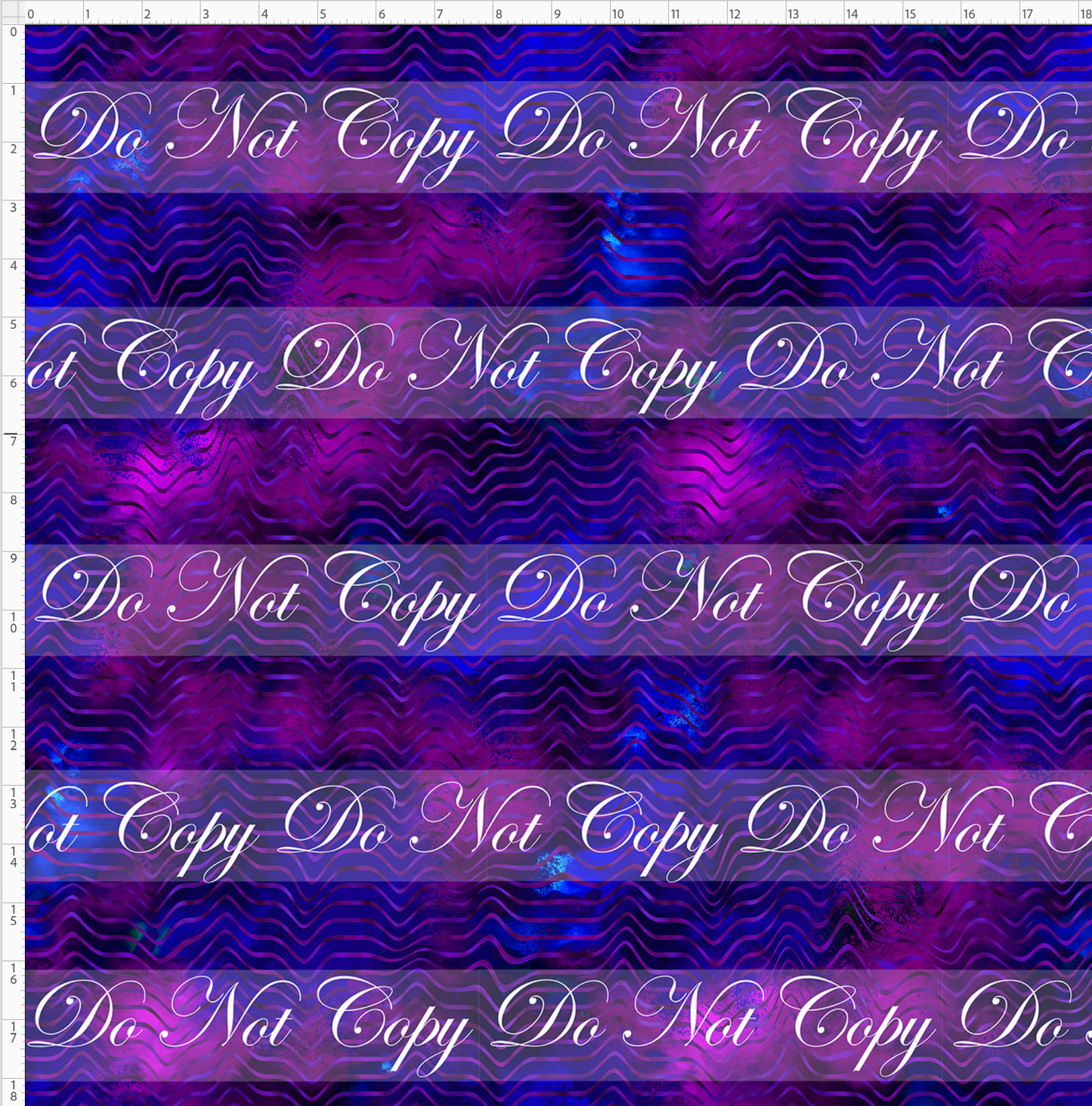 KPOP Huntrix - Background - Purple Blue