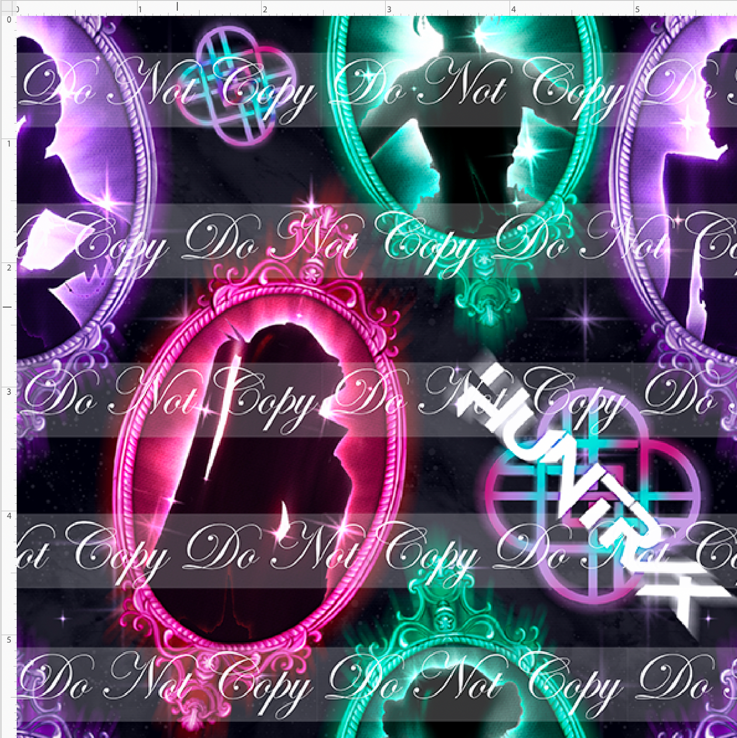 Huntrix Silhouettes - Main - Black - REGULAR SCALE