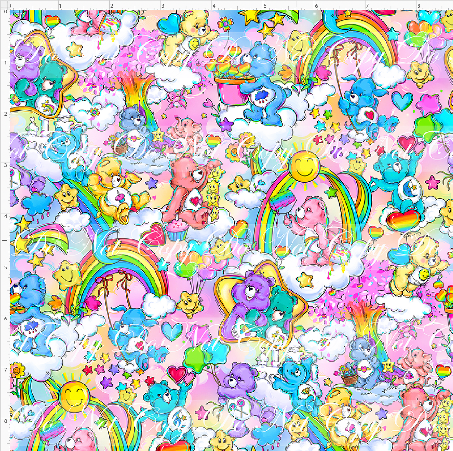 Snuggly Bears - Main - Rainbow - Small Scale