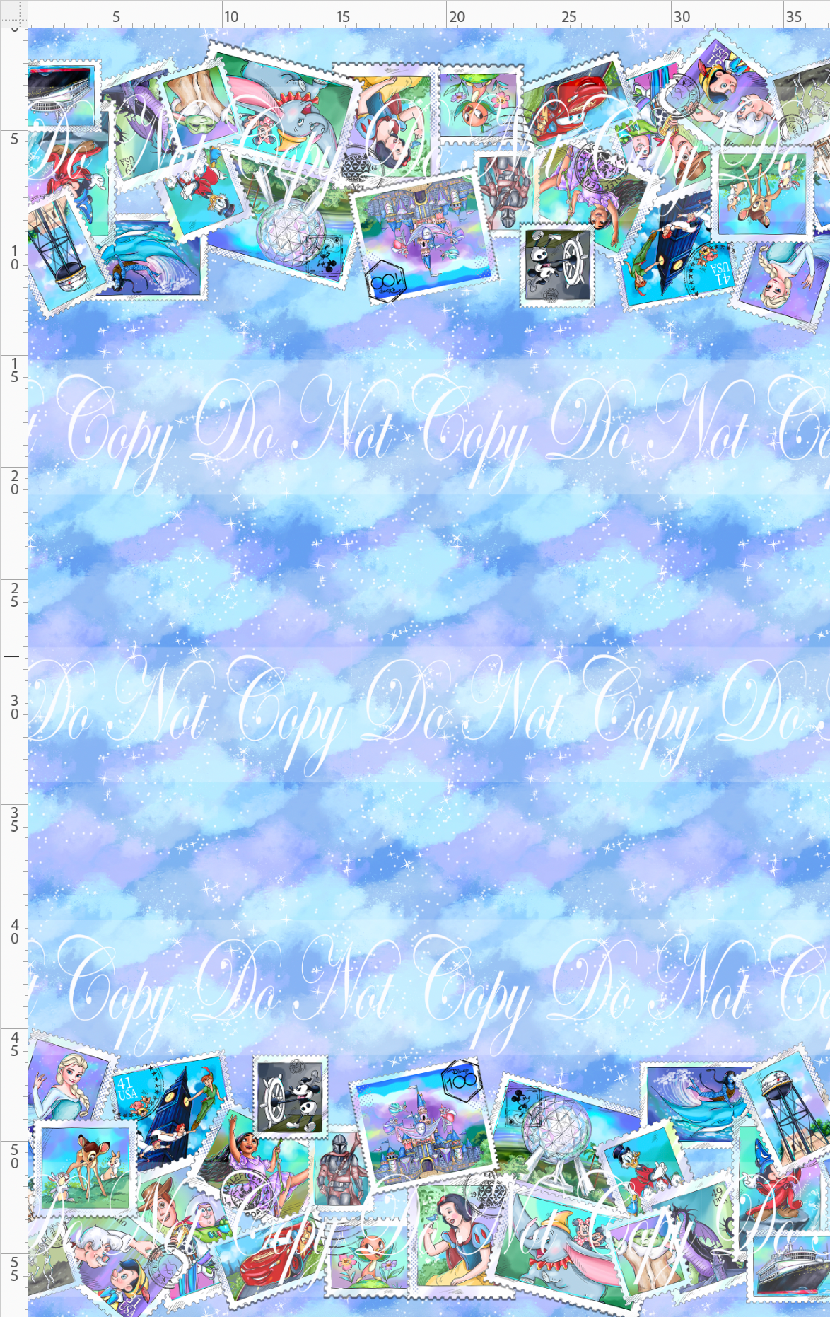Storybook Stamps-Double Border