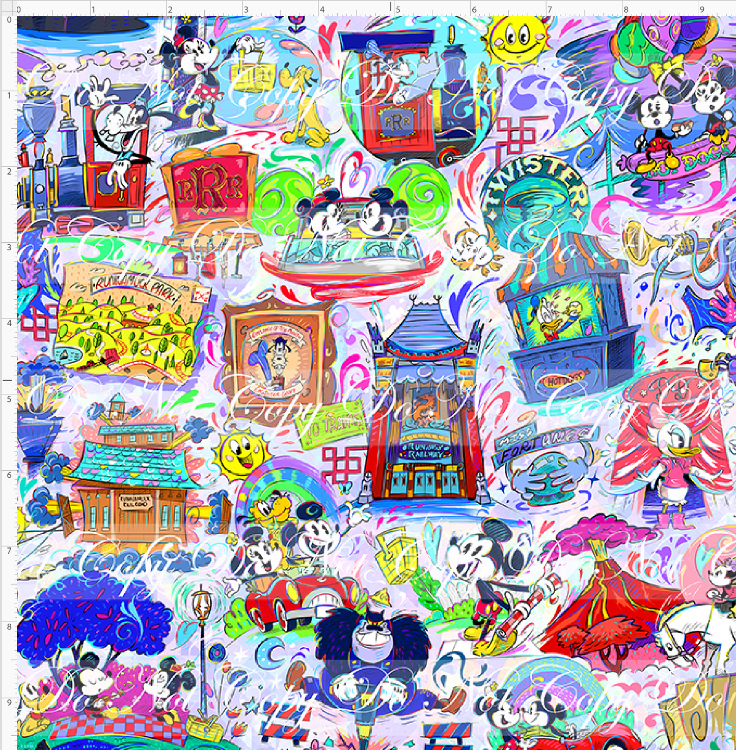 The mouse Express - Main - Pastel - SMALL SCALE