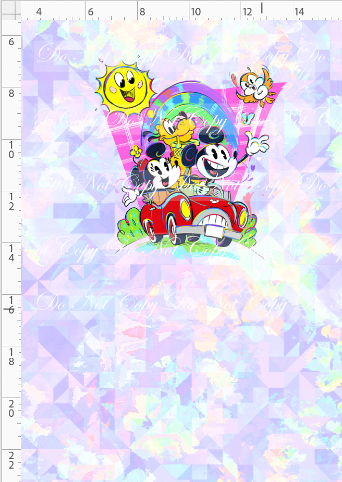 The mouse Express - Panel - mice and sun - Pastel - CHILD