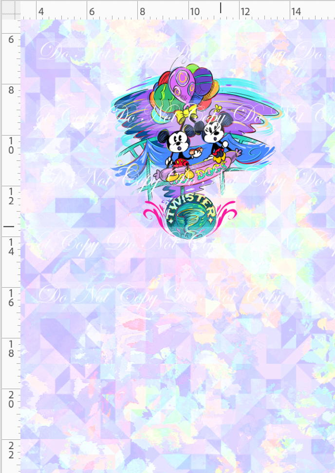 The mouse Express - Panel - twister - Pastel - CHILD