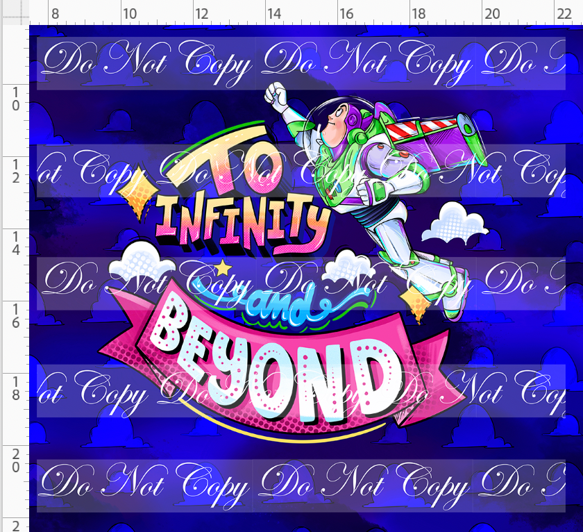 Toyland Tales - Panel - Infinity and Beyond - ADULT - NAVY