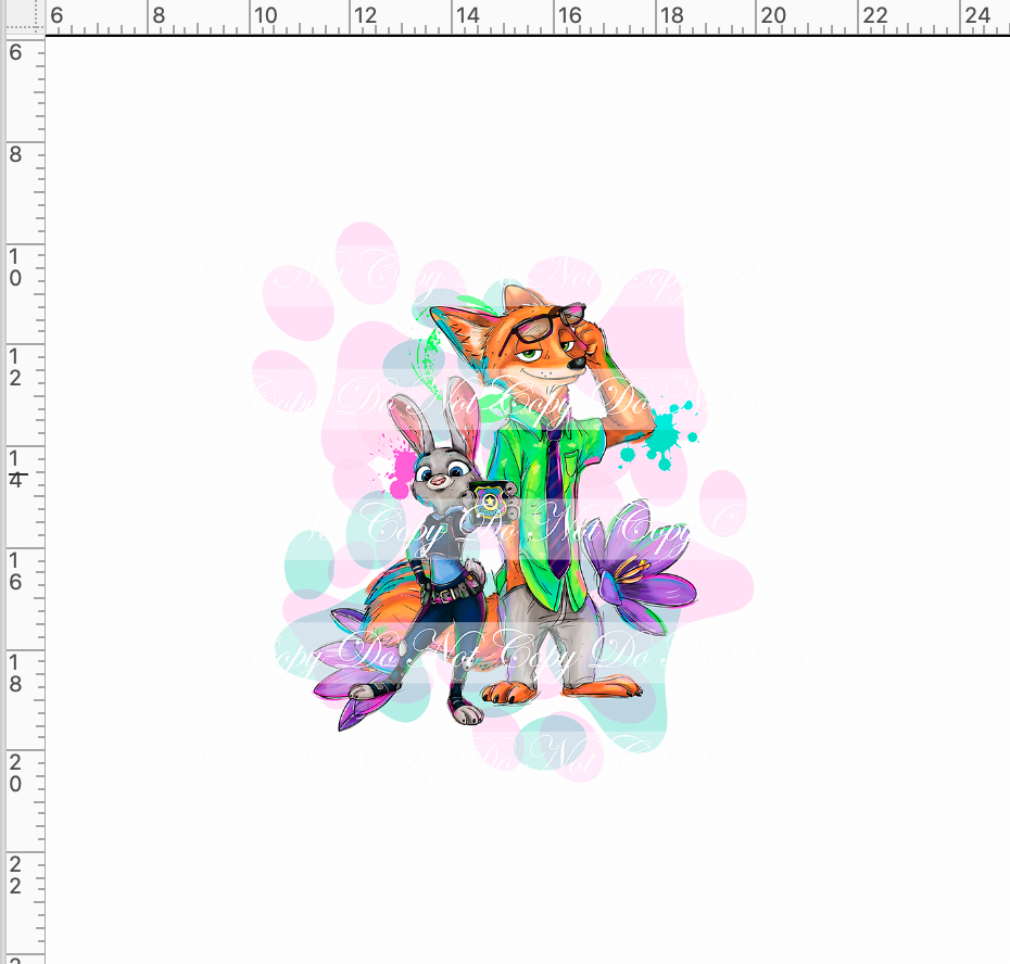 Where anyone can be anything-panel-Fox and rabbit-white-adult