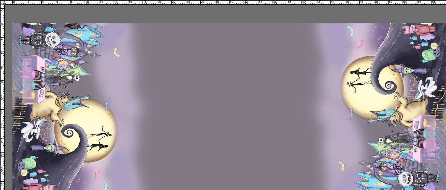 Whimsical Jack - Double Border - Solid Background