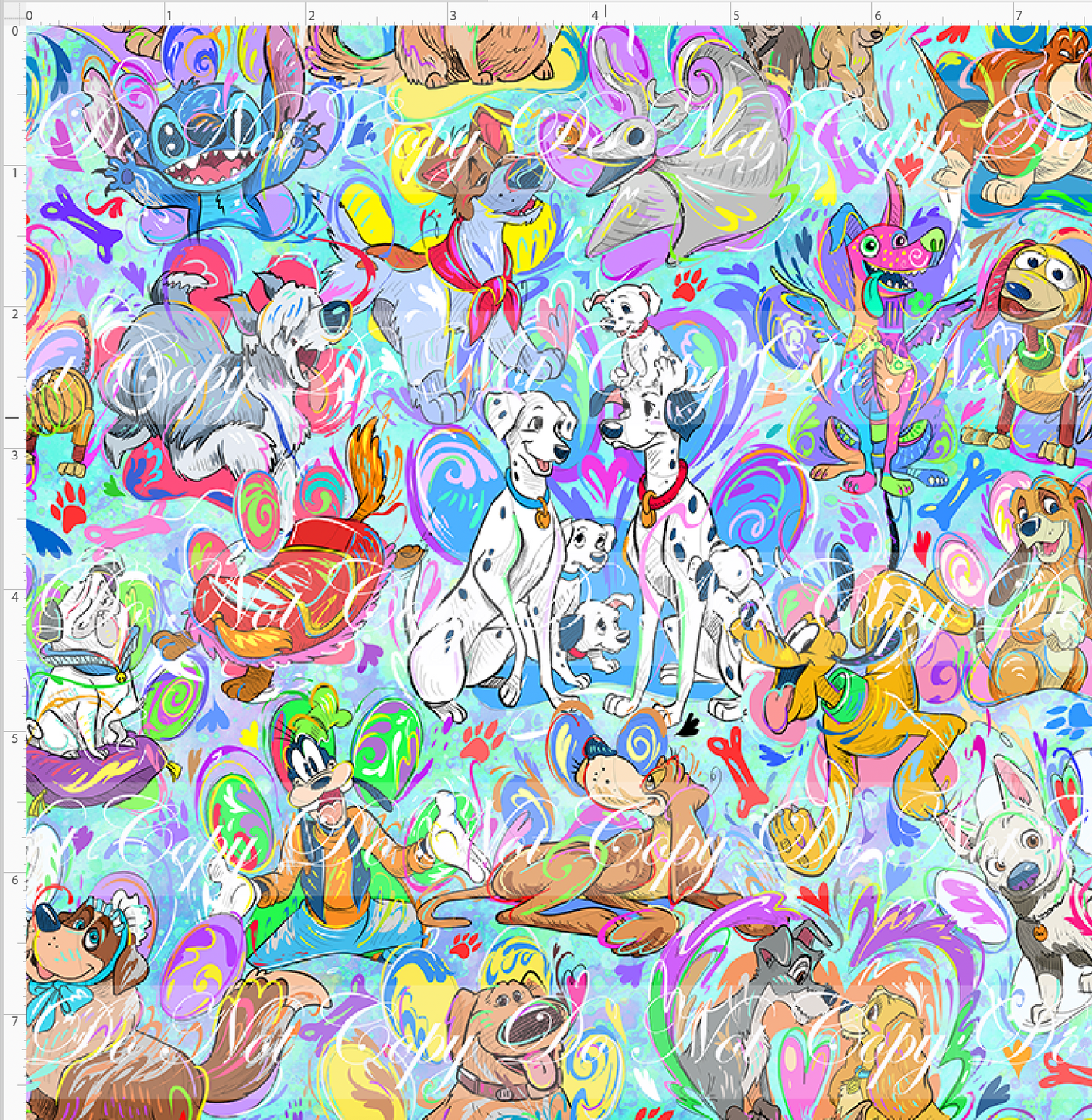 Who Let The Dogs Out - Main - blue - Small Scale