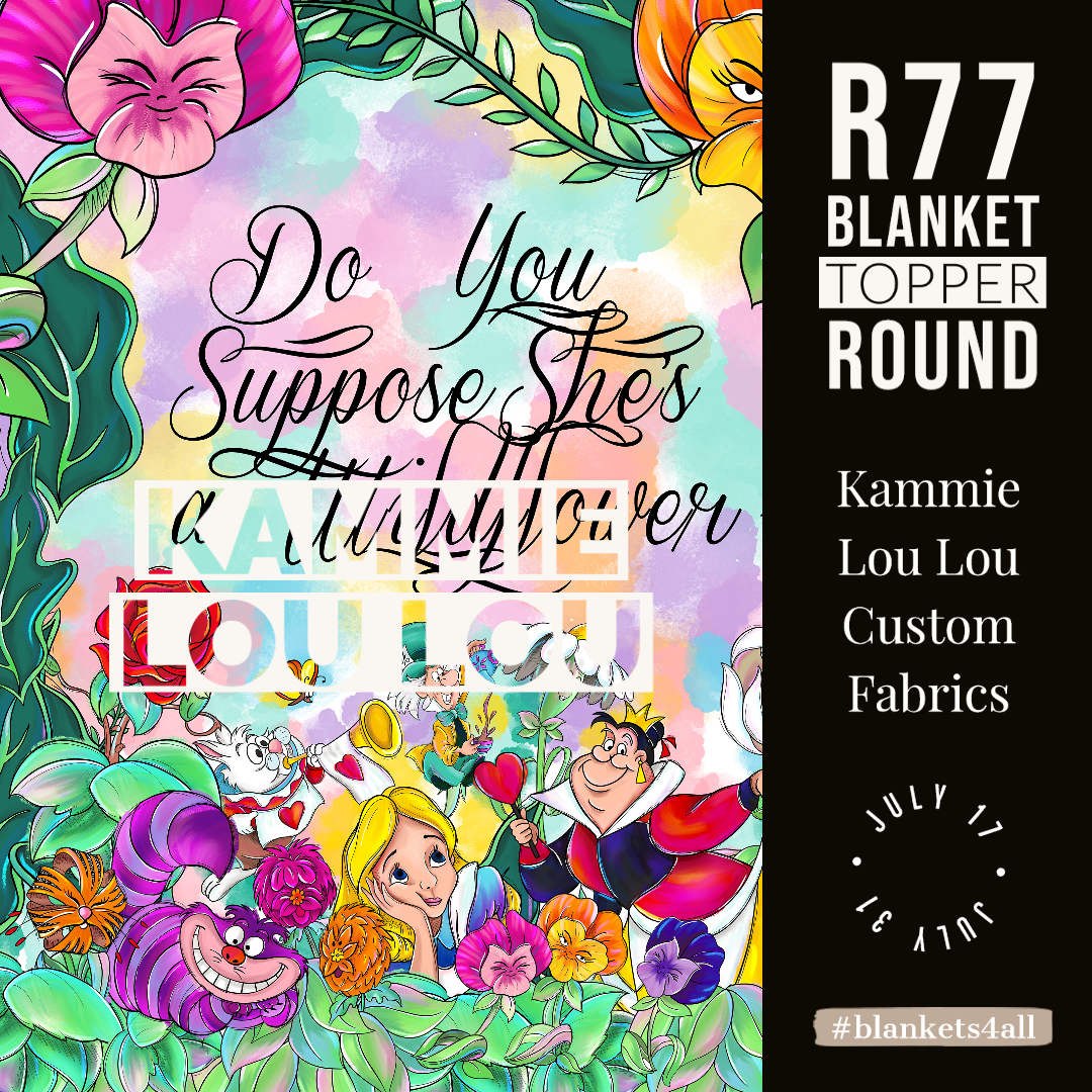 Wildflower - Full Size Blanket Panel 58W x 72H