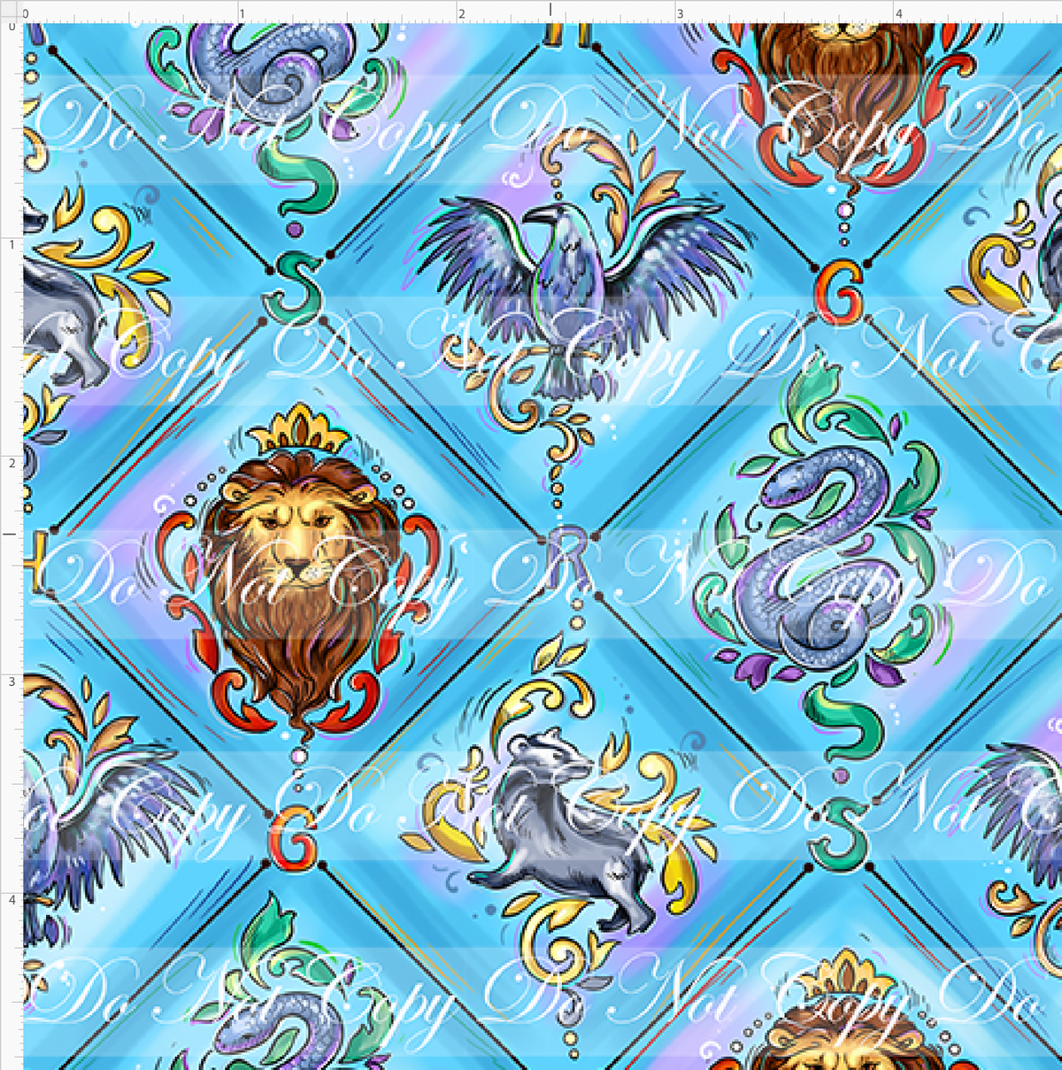 Wizard 626-House Diamond-Blue-Small Scale