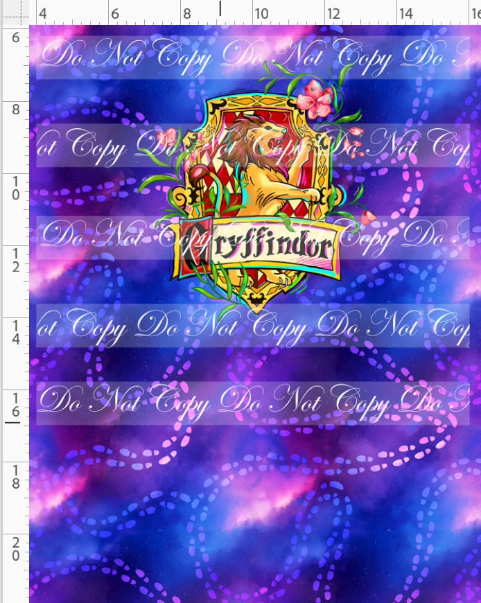 Wizards and Wonders - Panel - blue purple - Lion - CHILD