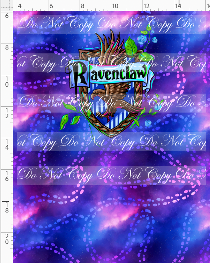 Wizards and Wonders - Panel - blue purple - Raven - CHILD