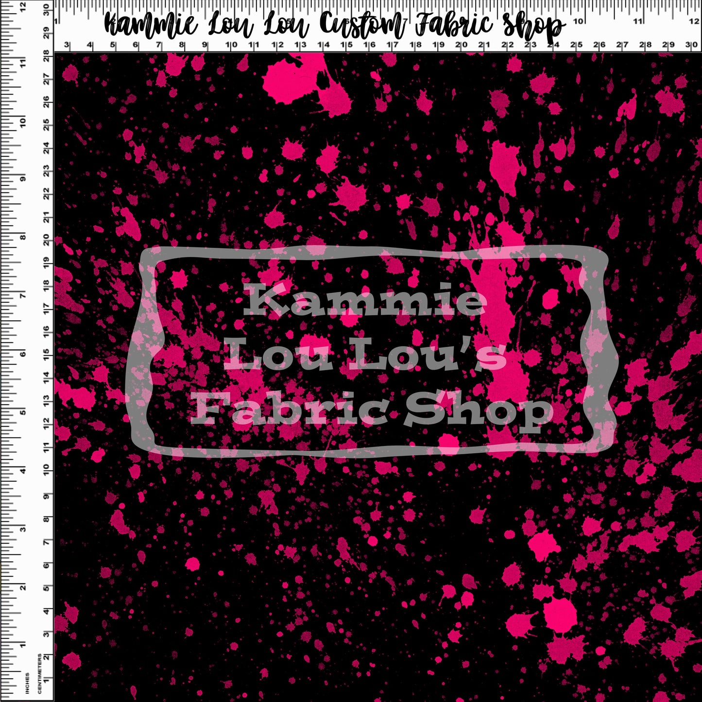 Endless Essentials: Paint Splatter - Candy Apple Red