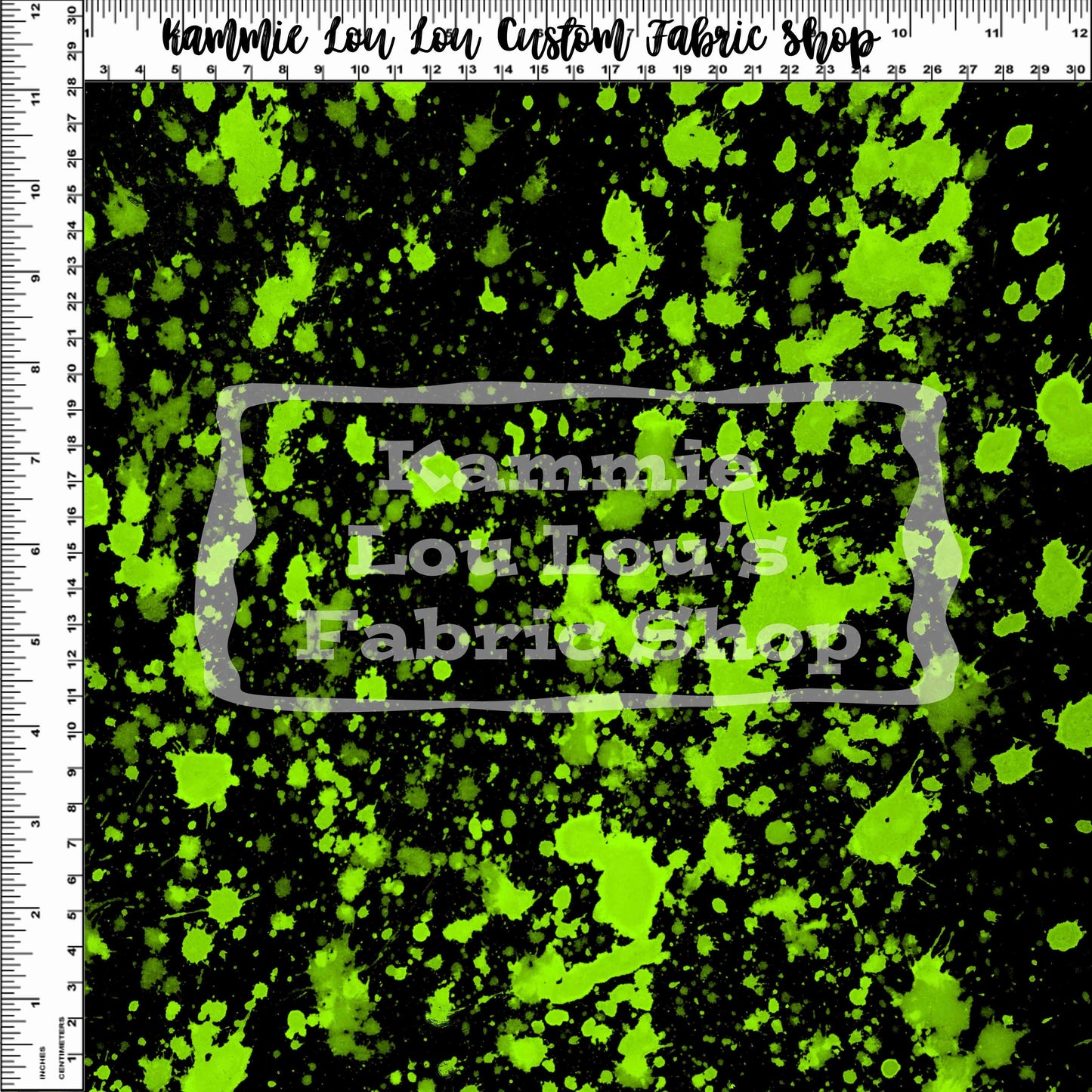 Endless Essentials: Paint Splatter - Lime Green
