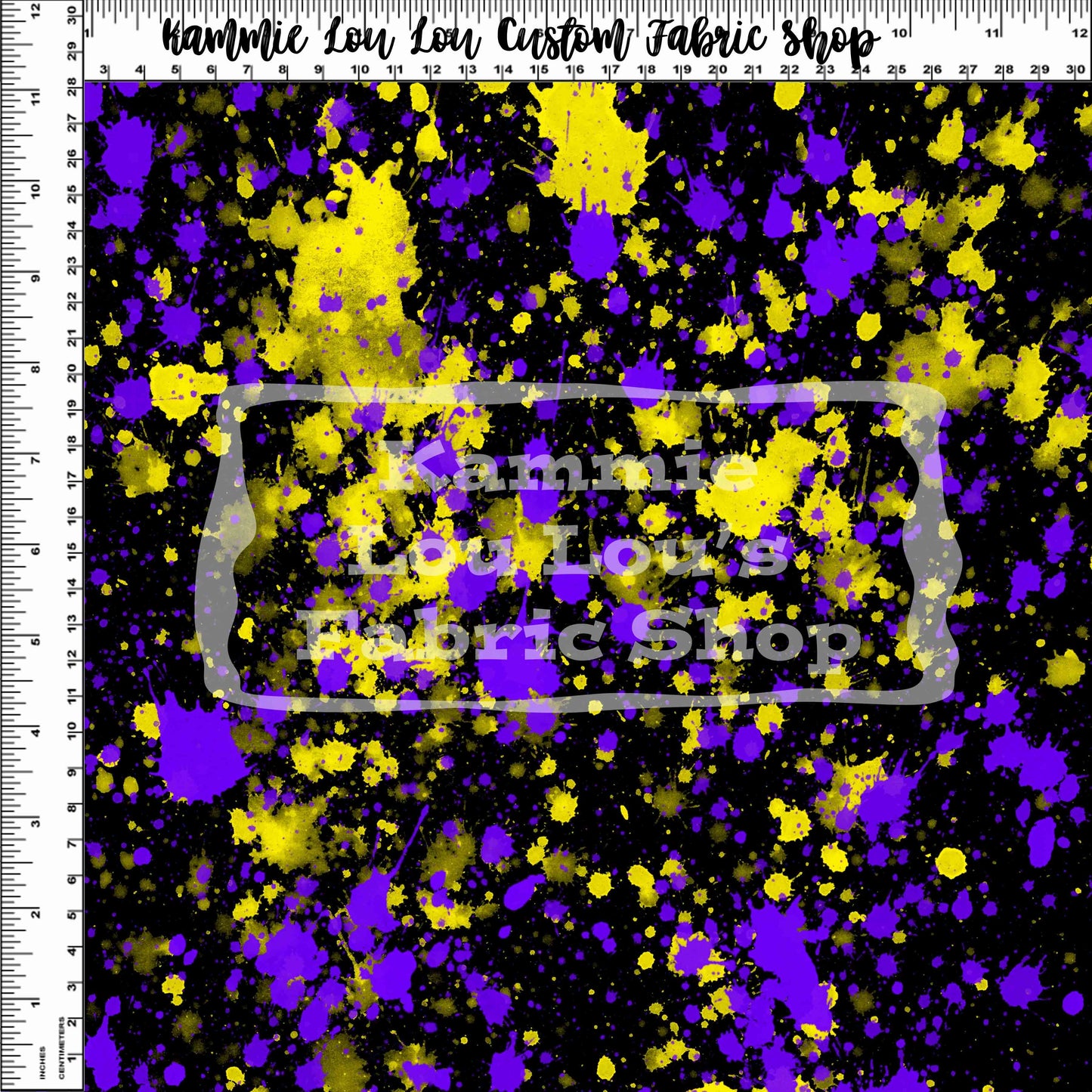 Endless Essentials: Paint Splatter - Purple Yellow Remix