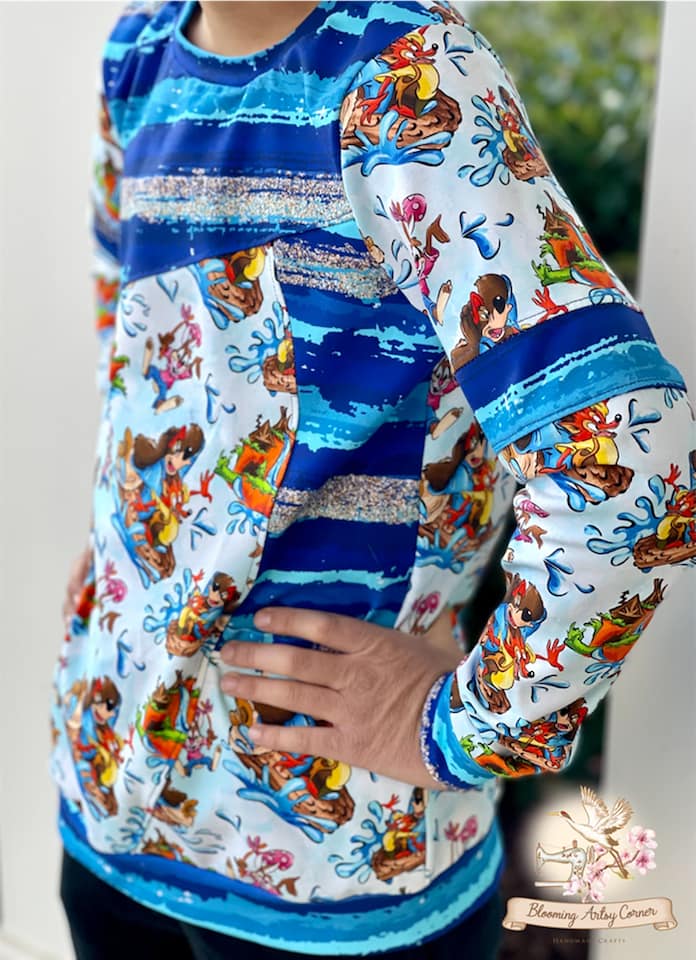 Splish Splash - Stripes - Blue