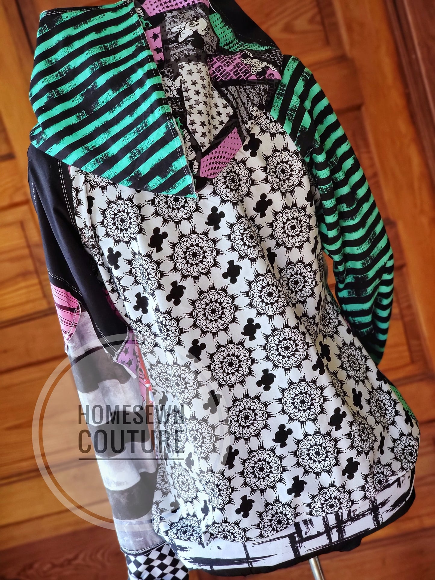 Rockin' Mouse - BW Damask