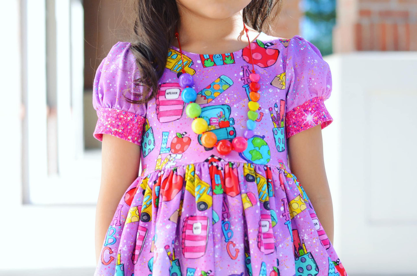 R117 : School Days - Blackboard Collection - Main Toss Purple