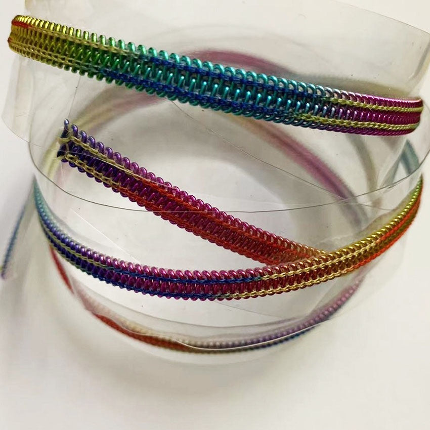 Hardware : ZIPPER - Long Chain - Clear PVS with Iridescent Teeth - #5 (013)